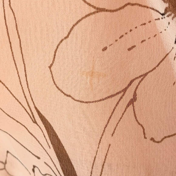 Vintage 1960's Poppy Floral Maxi Long Sheer Sleeve Dress RARE OOAK - Picture 14 of 17